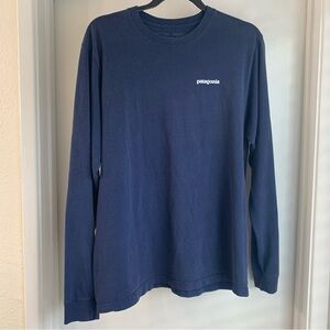 Patagonia Men's M Blue Long Sleeve Pullover Crewneck Top M